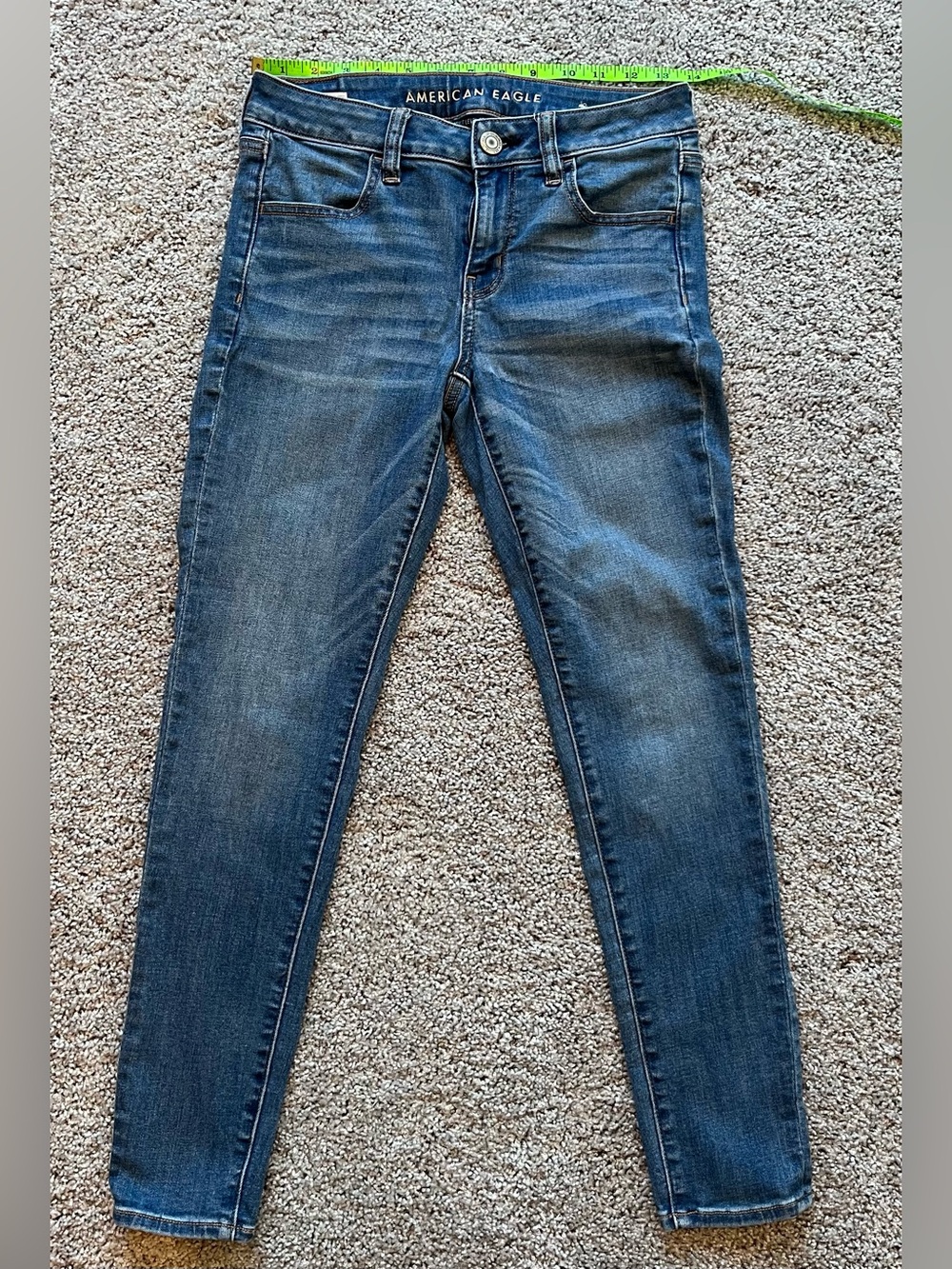 American Eagle Outfitters Blue Skinny Jeans - Classic Wash
